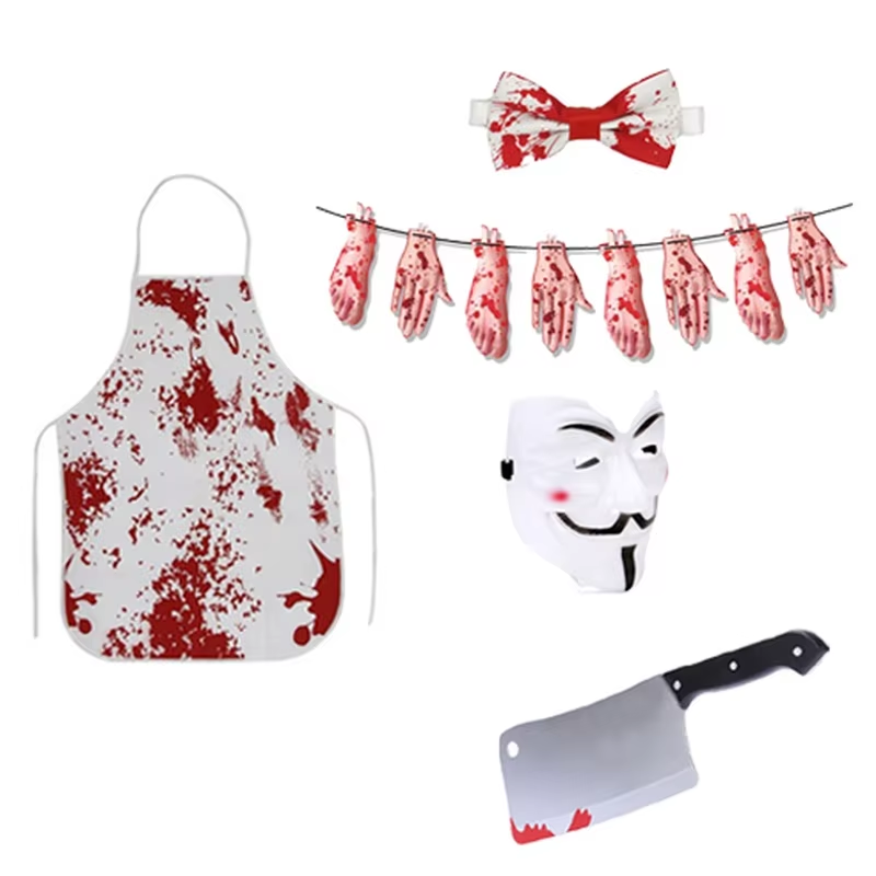 Camping Cooking Apron - PESENAR Blutfleck-Simulation + Lustige Requisiten Halloween