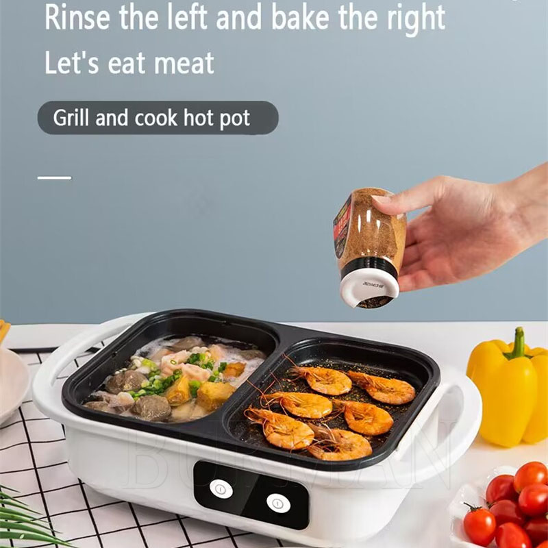 Camping Cooking Hot Plate - Multifunktionaler elektrischer Hot-Pot-Kocher zum Boxen und