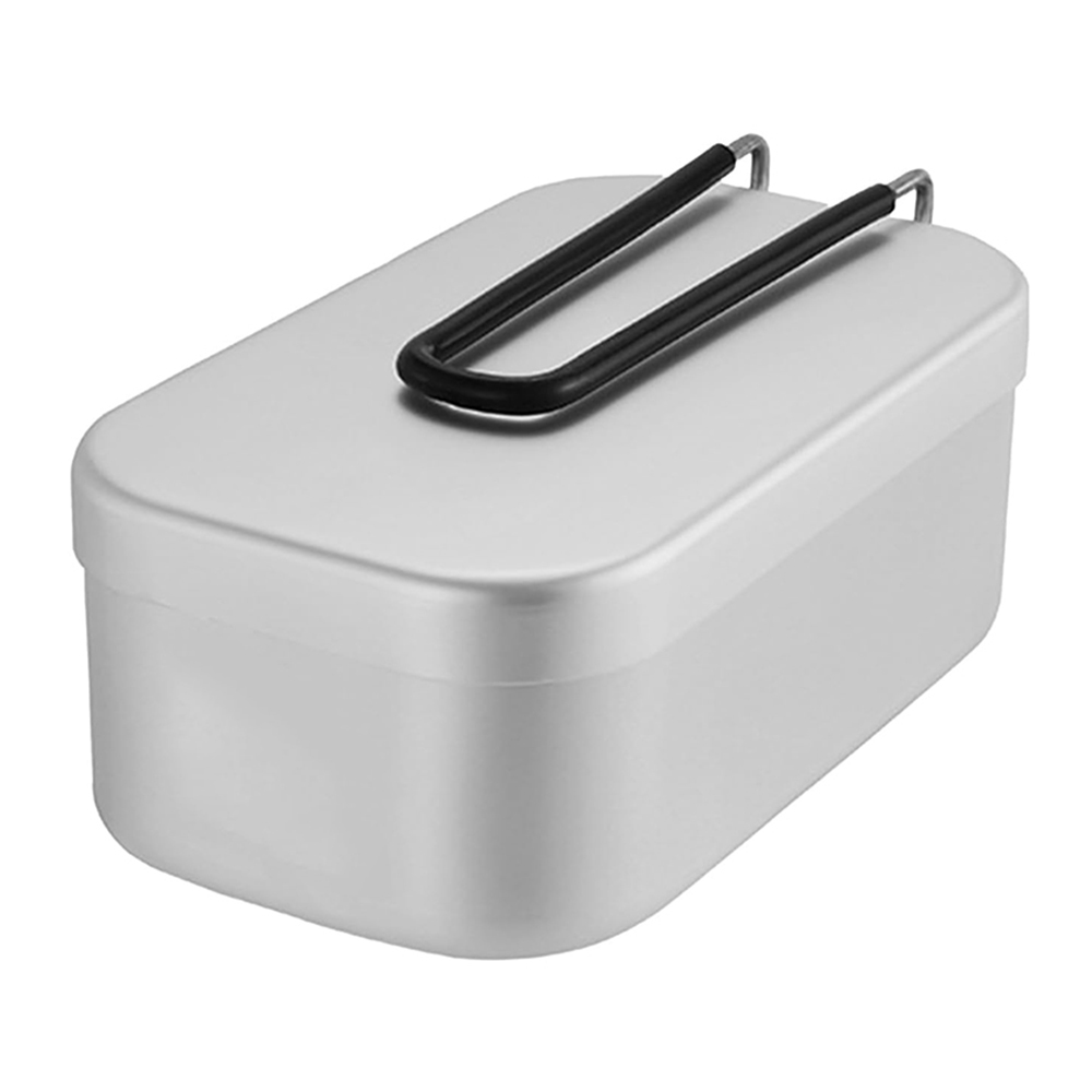 Camping Cooking Tin - 800ML Aluminium Mittagessen Boxen Outdoor Camping