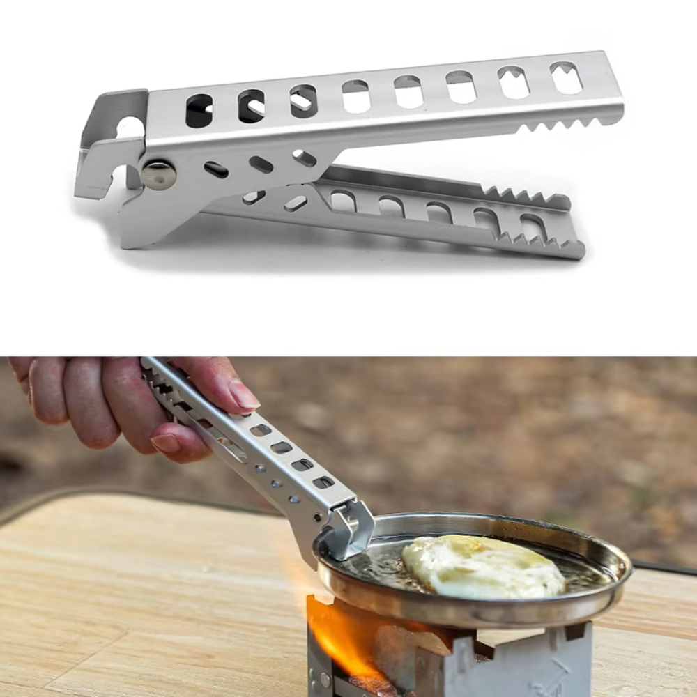 Camping Cooking Handle - Outdoor Aluminium Anti-hot Legierung Clip Schüssel