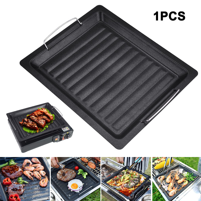 Camping Cooking Handle - Dicke quadratische Grillpfanne für den Außenbereich