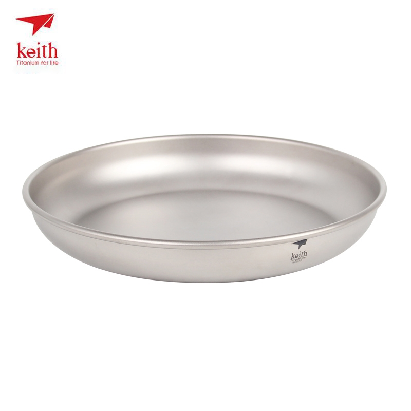 Camping Cooking Dishes - Keith Titanplatte Camping Titangeschirr 150 ml-450