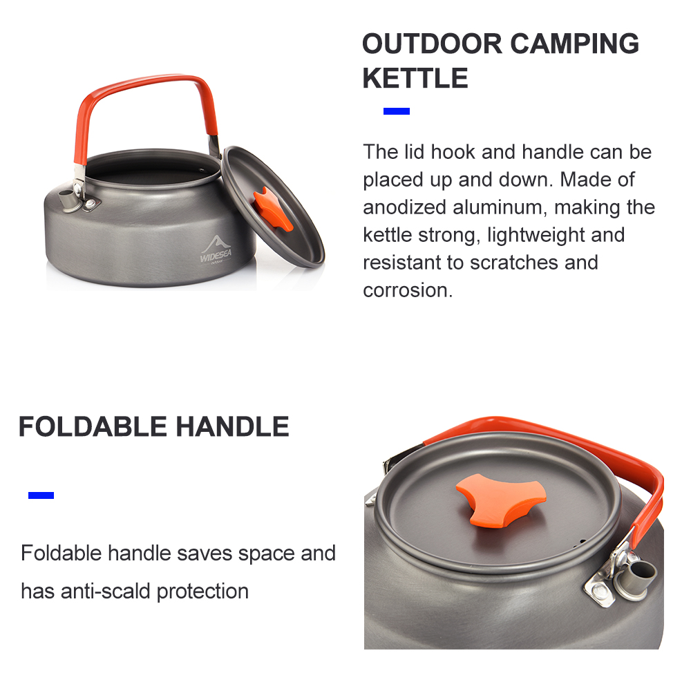 Widesea 1,1 L 2L 1,5 L Camping – Camping Cooking Tin Bewertung und Preis