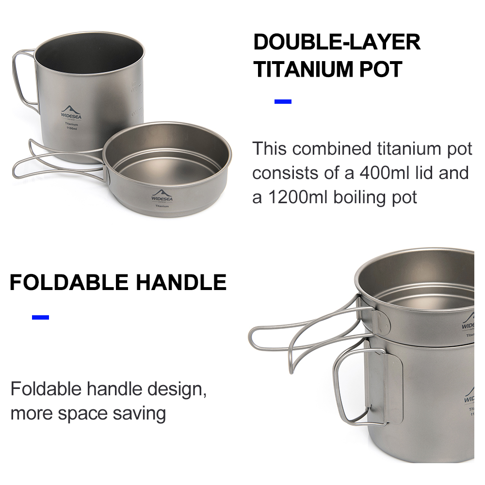 Widesea Ultraleichter Titan-Ca – Camping Cooking Tool Set Bewertung und Preis