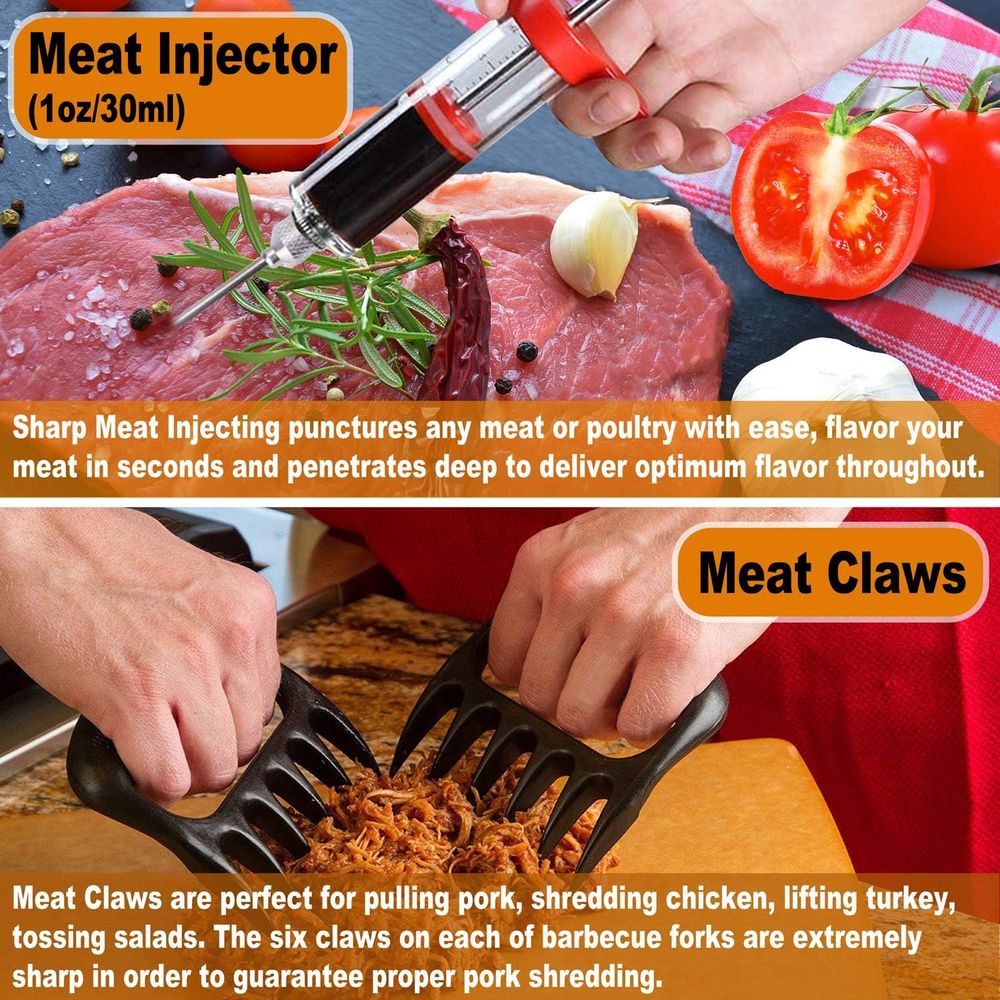 26-teiliges BBQ-Grillzubehör-S – Meat Thermometer Camp Bewertung und Preis