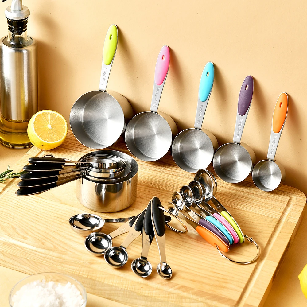 5/10Pcs Edelstahl Messbecher U – Camping Cooking Tool Set Bewertung und Preis
