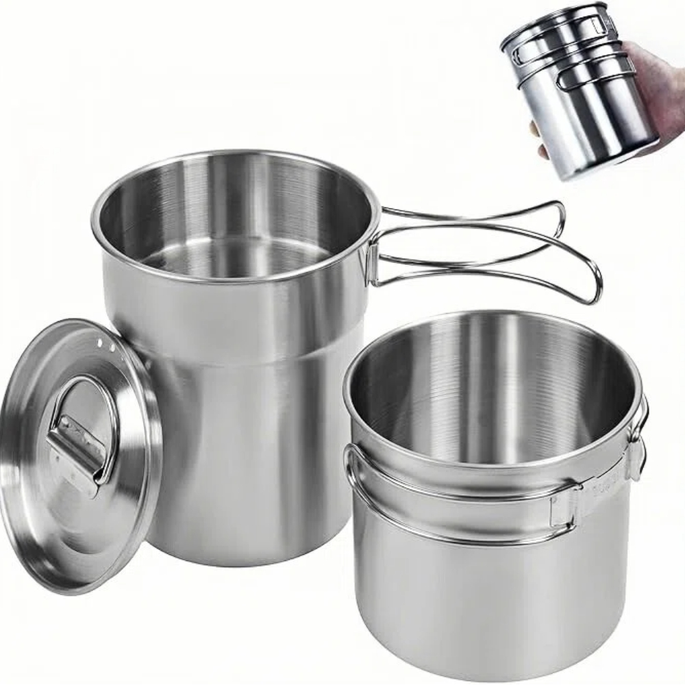 Faltbare Campingbecher, Campin – Camping Cooking Pot Set Bewertung und Preis