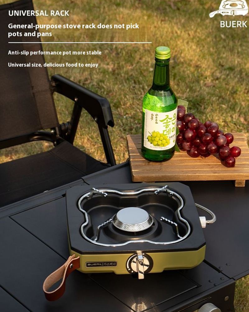 Buerk Desktop Outdoor Gasherd  – Camping Cooking Windshield Bewertung und Preis