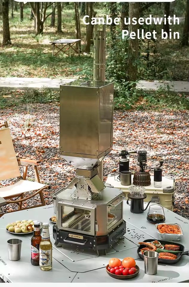 HOMFUL Tragbarer Holzofen für  – Camping Cooking Windshield Bewertung und Preis