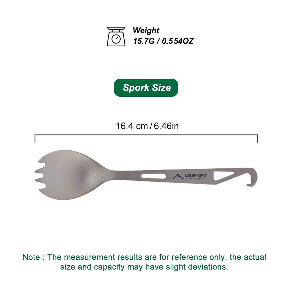 Widesea Camping-Kochset, Spork – Camping Cooking Tool Set Bewertung und Preis