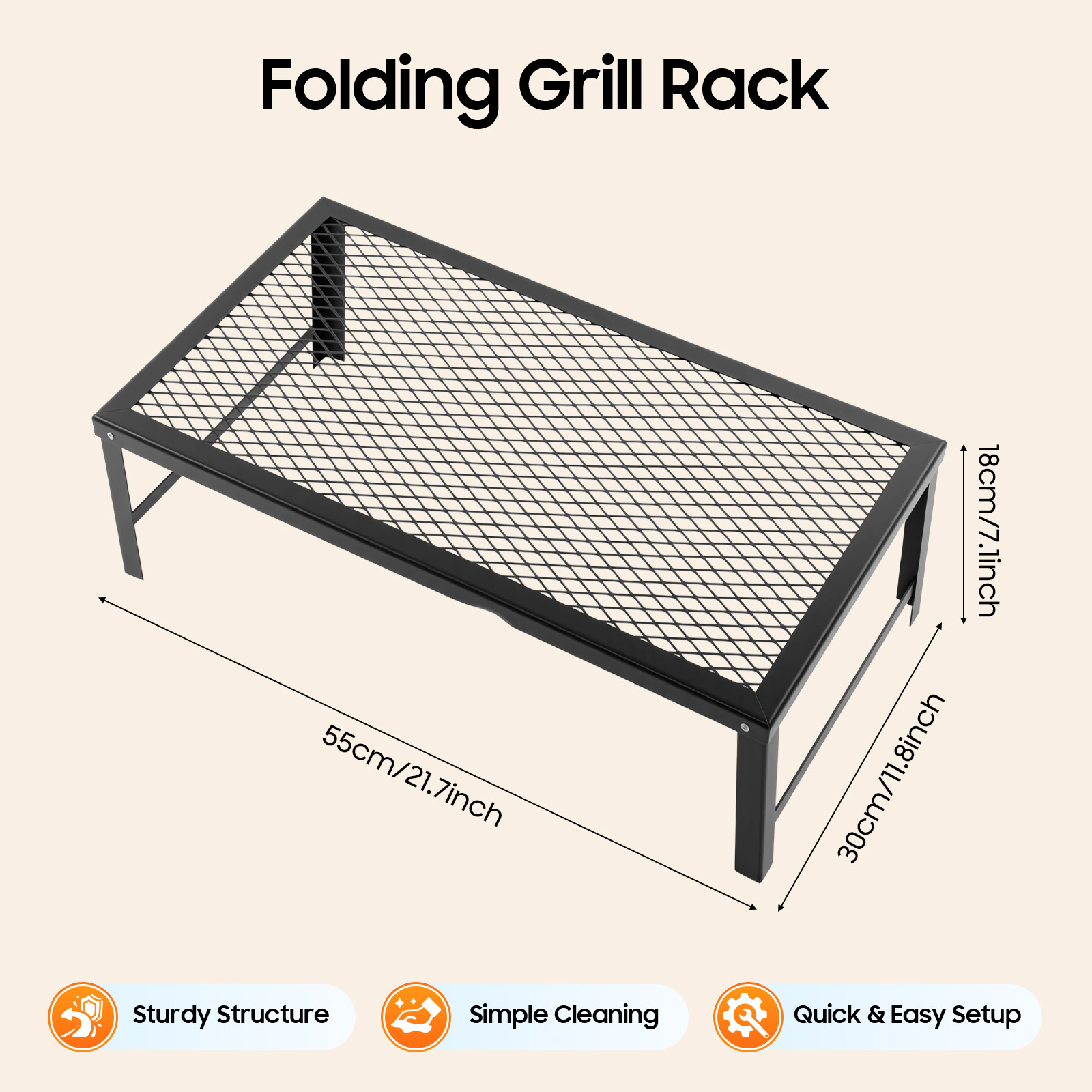 Tragbarer Klappbarer Camping-G – Camping Cooking Fire Pit Bewertung und Preis