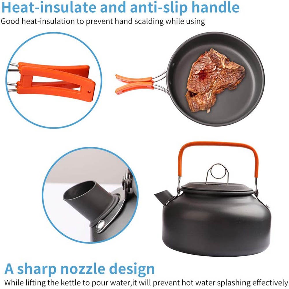 Outdoor-Camping-Kochset, Antih – Camping Cooking Set For 4 Bewertung und Preis