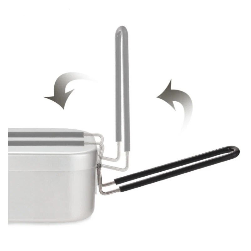 800/1400ML Aluminium Mittagess – Camping Cooking Dishes Bewertung und Preis