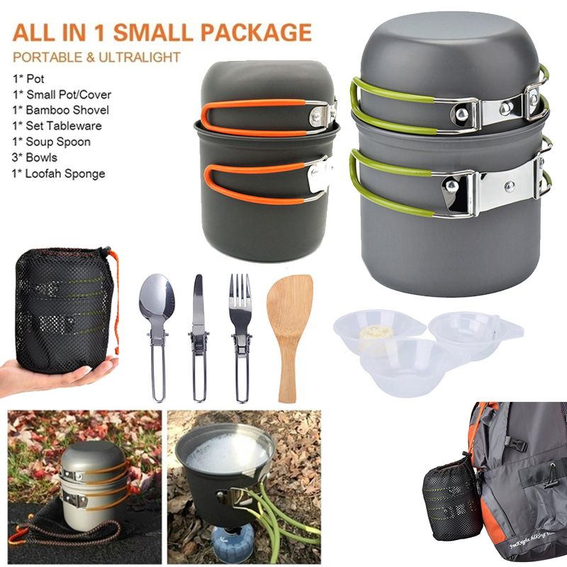 Neue Camping Topf Tragbare Out – Camping Cooking Pot Set Bewertung und Preis