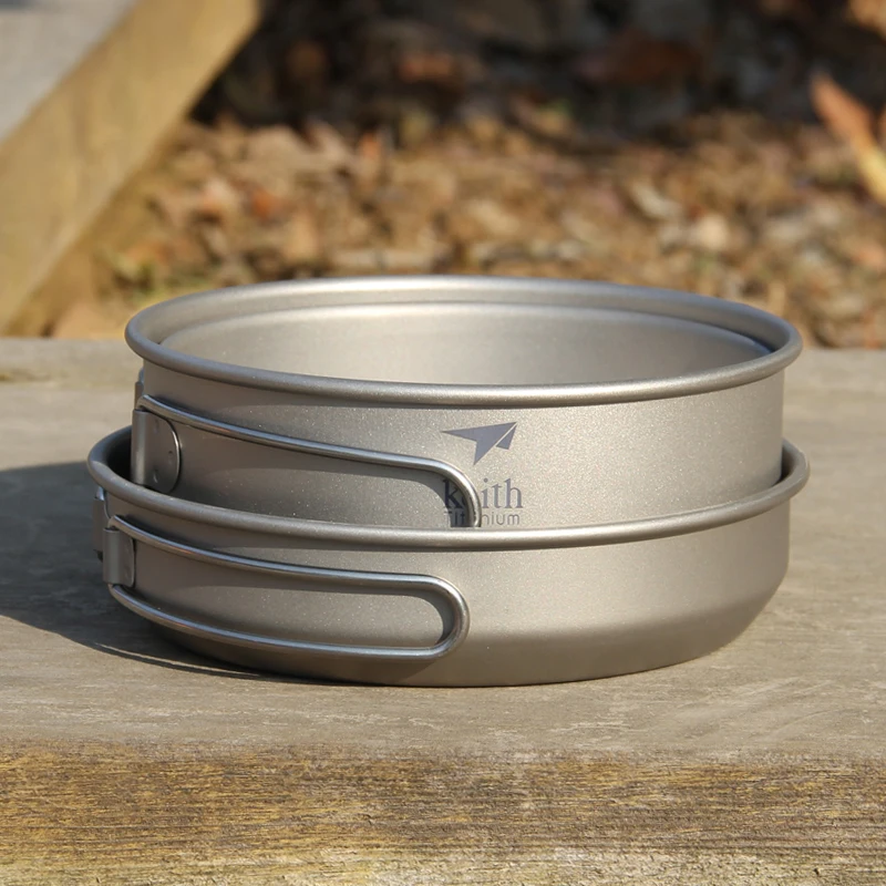 Keith 3pcs Titan Kochgeschirr  – Camping Cooking Handle Bewertung und Preis