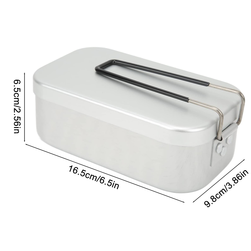 800ML Aluminium Mittagessen Bo – Camping Cooking Tin Bewertung und Preis