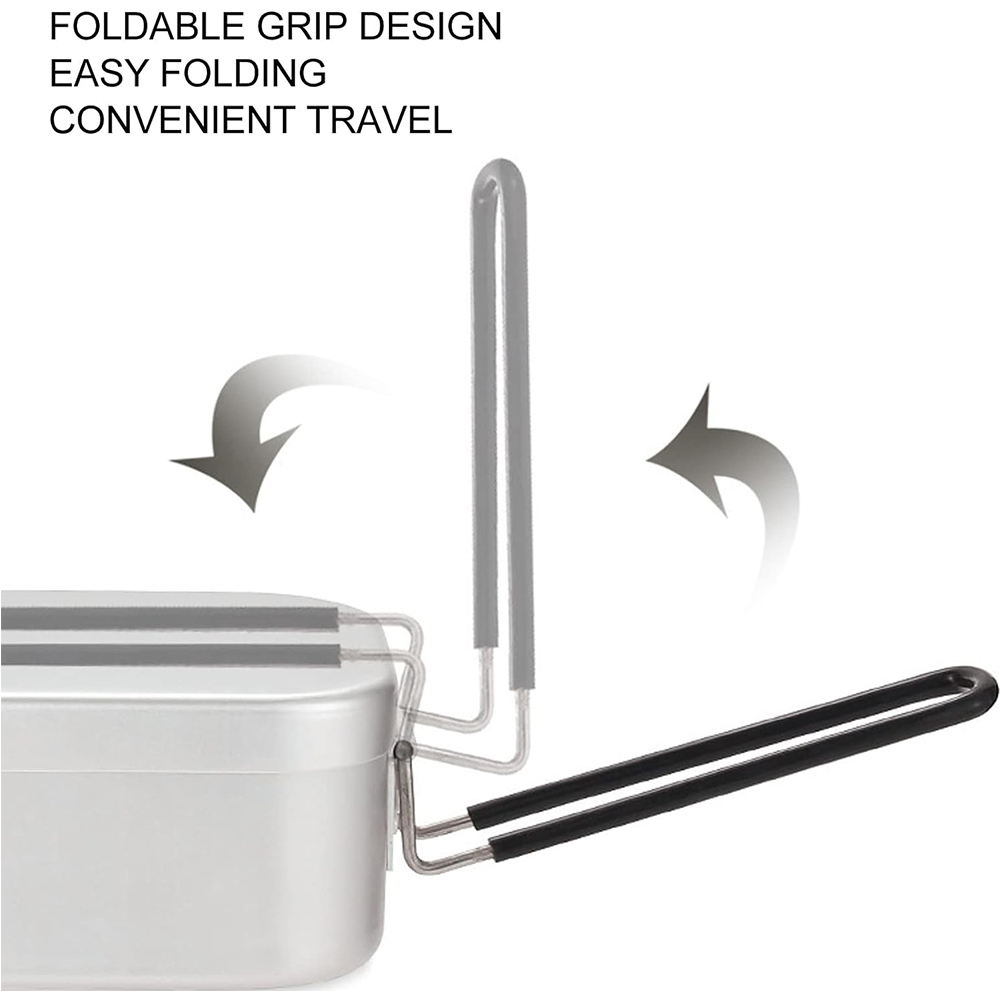 800ML Aluminium Mittagessen Bo – Camping Cooking Tin Bewertung und Preis