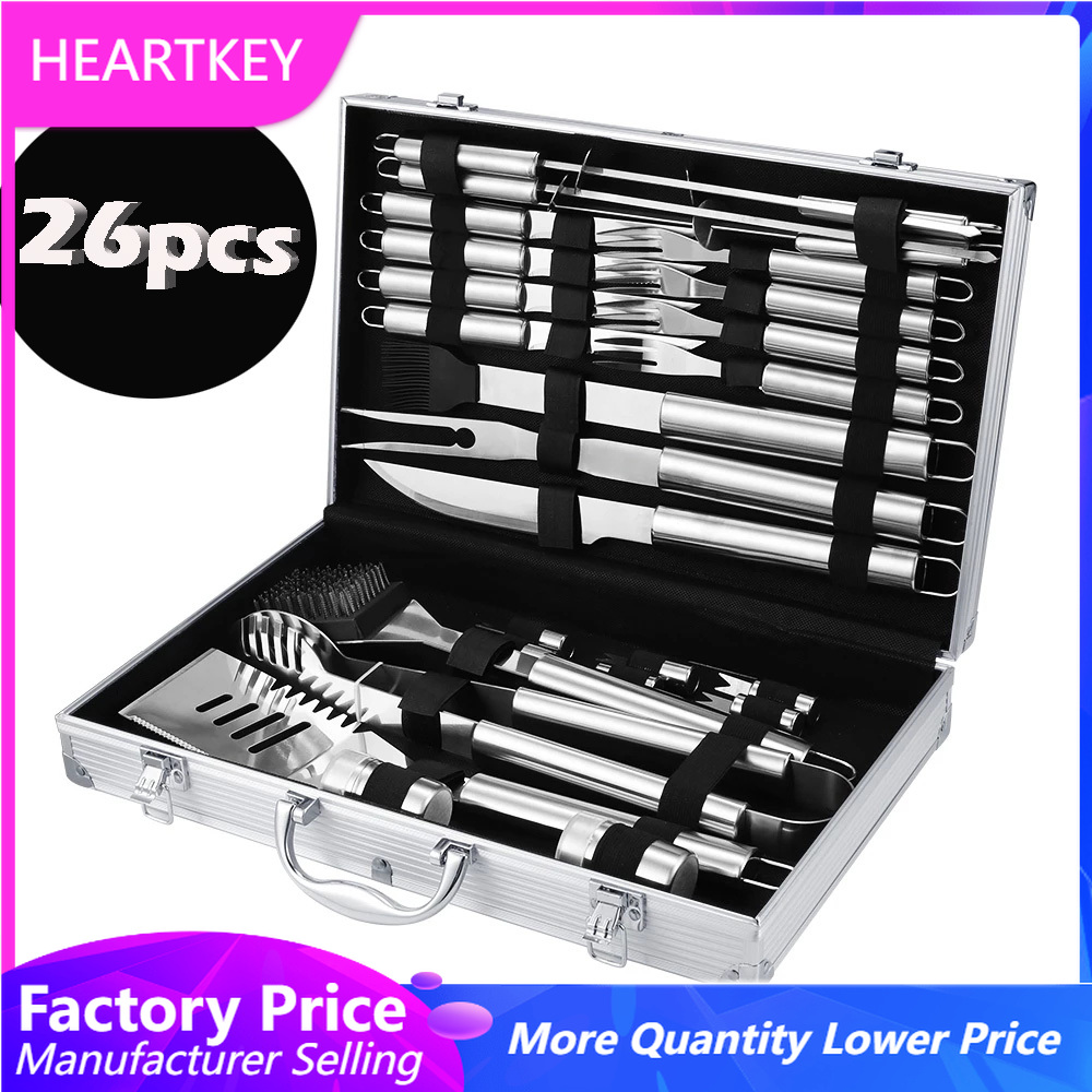 BBQ Werkzeuge Set Grill Grille – Camping Cooking Set For 4 Bewertung und Preis