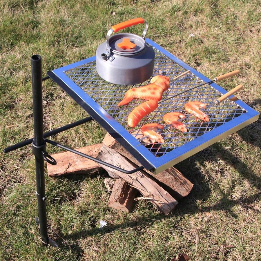 360 °   Verstellbarer, drehbar – Camping Cooking Fire Pit Bewertung und Preis