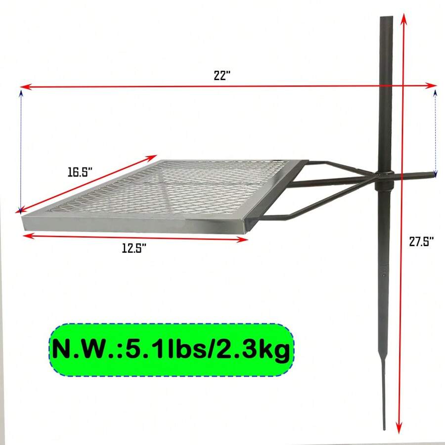 360 °   Verstellbarer, drehbar – Camping Cooking Fire Pit Bewertung und Preis
