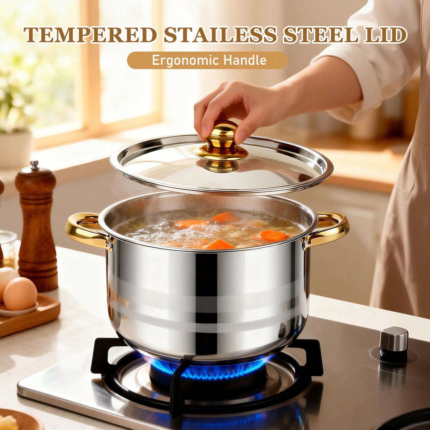 Edelstahl-Topfset, modernes Lu – Camping Cooking Tool Set Bewertung und Preis