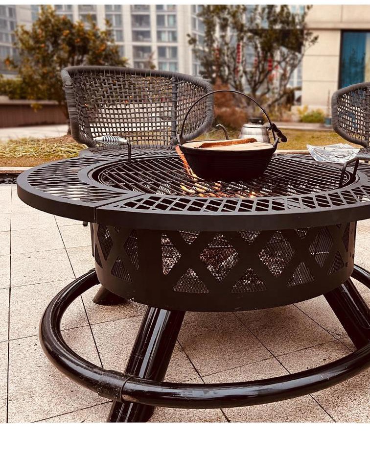 Große Holzfeuergruben für den  – Camping Cooking Fire Pit Bewertung und Preis