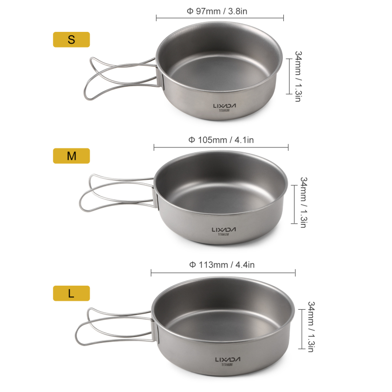 Lixada Titanschalen, ultraleic – Camping Cooking Tray Bewertung und Preis