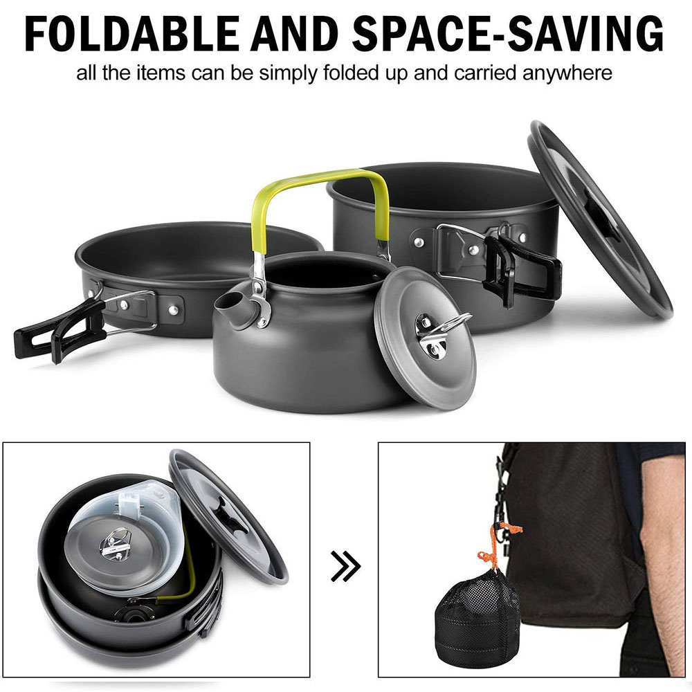 Outdoor-Camping-Kochgeschirr-S – Camping Cooking Pot Set Bewertung und Preis